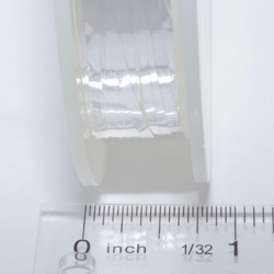 picture of silver ribbon on spool